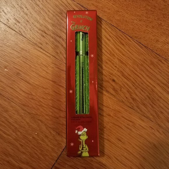 New Revolution x The Grinch Resting Grinch Face Liquid Eyeliner - Picture 1 of 4